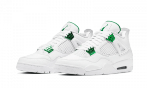 AIR JORDAN 4 Retro METALLIC GREEN – תמונה 3
