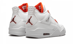 AIR JORDAN 4 Retro METALLIC PACK ORANGE – תמונה 4