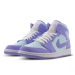 ⁦AIR JORDAN 1 Mid PURPLE AQUA⁩ – תמונה ⁦5⁩