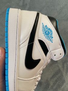 ⁦AIR JORDAN 1 Mid LASER BLUE⁩ – תמונה ⁦4⁩