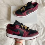 ⁦Air Jordan 1 Low Dark Beetroot⁩ – תמונה ⁦5⁩