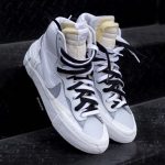 Nike Blazer Mid Sacai White Grey – תמונה 7