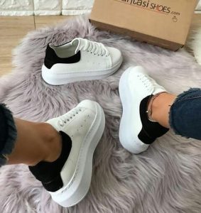 Alexander McQueen OVERSIZED IVORY BLACK