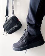 Nike Air Force 1 Low Stussy Black – תמונה 2