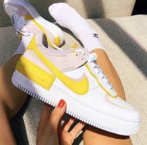 ⁦Nike AIR FORCE 1 SHADOW SPEED YELLOW⁩ – תמונה ⁦4⁩