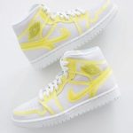 ⁦Air Jordan 1 Mid Lx Opti Yellow⁩ – תמונה ⁦4⁩