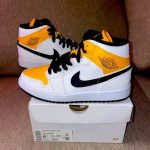 ⁦AIR JORDAN 1 Mid LASER ORANGE⁩ – תמונה ⁦4⁩