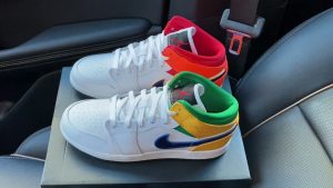 ⁦AIR JORDAN 1 Mid ALTERNATE MULTI-COLOR⁩ – תמונה ⁦4⁩