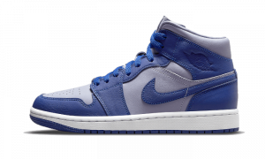 Air Jordan 1 Mid Se Iron Purple Deep Royal