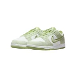 nike dunk low fleece green