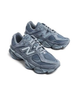 נעל ניו באלאנס 9060 צבע כחול | New Balance 9060 suede blue – תמונה 2