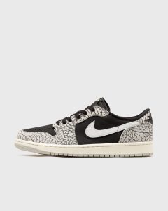 Air Jordan 1 Low OG Elephant Print | נעלי ג'ורדן בצבע שחור לבן – תמונה 4