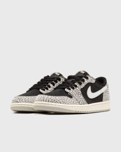 Air Jordan 1 Low OG Elephant Print | נעלי ג'ורדן בצבע שחור לבן – תמונה 2