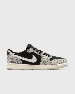 Air Jordan 1 Low OG Elephant Print | נעלי ג'ורדן בצבע שחור לבן