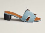 כפכף הרמס לנשים בצבע ג'ינס | Hermes Oasis sandal – תמונה 2
