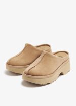 ⁦נעל מגף האג בצבע חום | UGG Heights clogs⁩ – תמונה ⁦2⁩