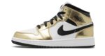 נעלי ג'ורדן בצבע זהב  | AIR JORDAN 1 WHITE METALLIC GOLD