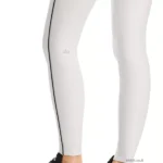 סט אימון אלו יוגה טייץ וטופ צבע לבן Alo Yoga White Set