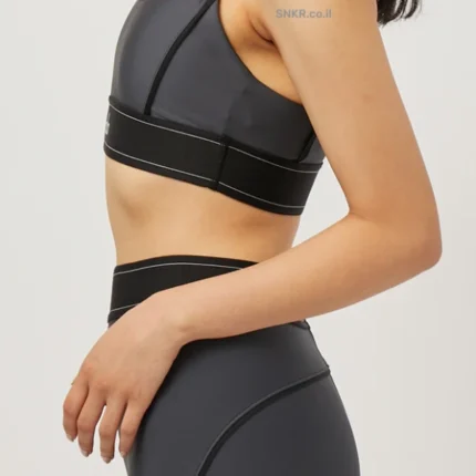 סט חליפת אימון אלו יוגה טייץ וטופ צבע אפור Alo Yoga Gray Set