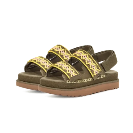 מגפי האג | UGG Goldenstar Heritage Braid Olive Green