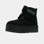 מגפי האג | UGG Flatform Double-Strap Boots Black