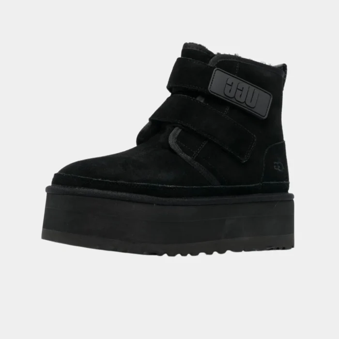 מגפי האג | UGG Flatform Double-Strap Boots Black