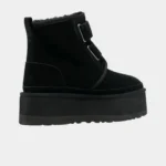 מגפי האג | UGG Flatform Double-Strap Boots Black