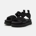 מגפי האג | UGG Goldenstar Black The Hague Sandals | Flip Flop