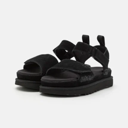 מגפי האג | UGG Goldenstar Black The Hague Sandals | Flip Flop
