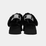 מגפי האג - UGG fur-lined flatform mules