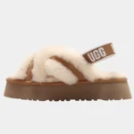 מגפי האג | UGG Disco Cross Sheepskin Slippers – Chestnut