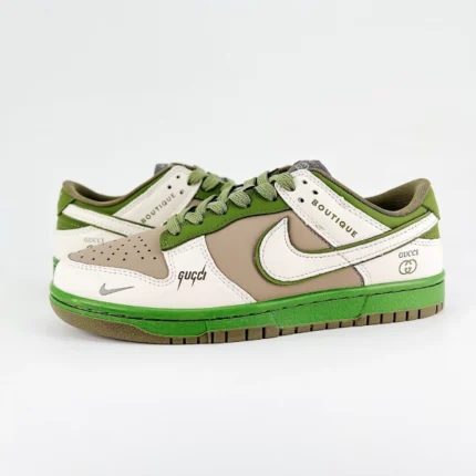נייק דאנק נמוכות | SB Dunk Low x Gucci - Dirt Green