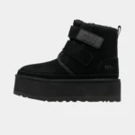 מגפי האג | UGG Flatform Double-Strap Boots Black