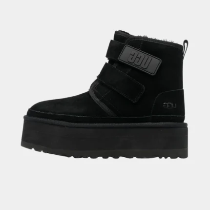 מגפי האג | UGG Flatform Double-Strap Boots Black