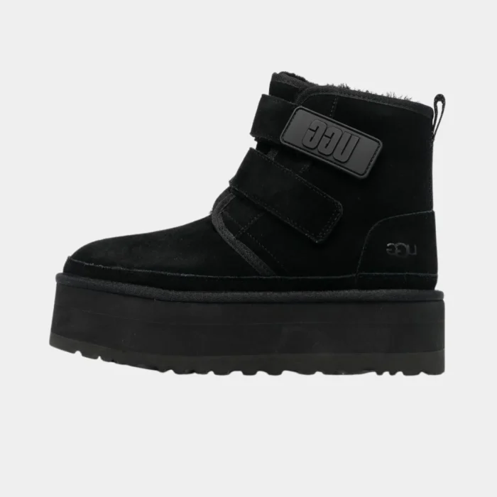 מגפי האג | UGG Flatform Double-Strap Boots Black