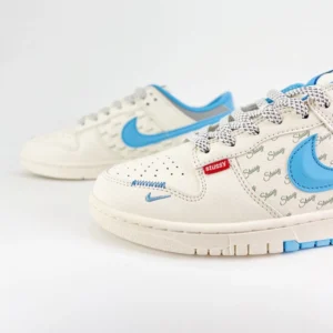 נייק דאנק נמוכות | SB Dunk Low x Stüssy - Cream Blue