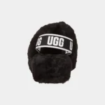 מגפי האג | UGG Fluff Yeah Flatform Slippers Black