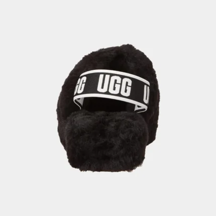 מגפי האג | UGG Fluff Yeah Flatform Slippers Black