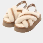 מגפי האג | UGG Disco Cross Sheepskin Slippers – Chestnut