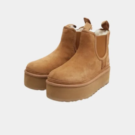 מגפי האג | UGG Logo-Print Platform Ankle