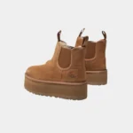 מגפי האג | UGG Logo-Print Platform Ankle