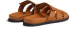 כפכף הרמס בצבע חום | Hermes Chypre Sandal – תמונה 4