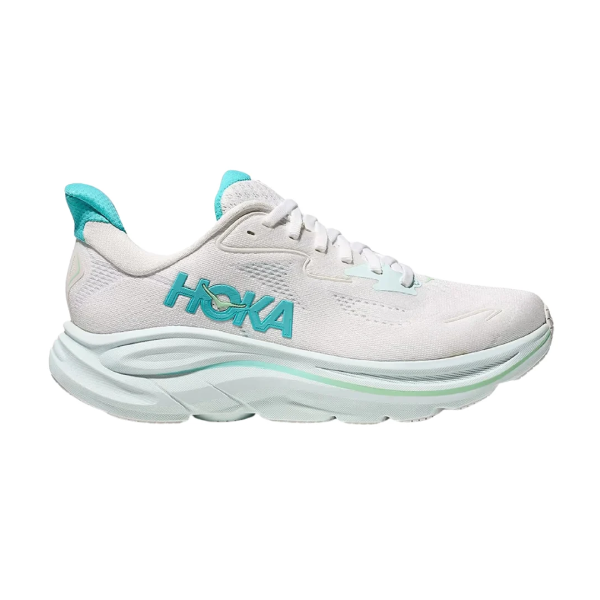 נעלי ריצה הוקה קליפטון 10 בצבע לבן תכלת - Hoka Clifton 10 White-Light Blue