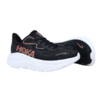 נעלי ריצה הוקה קליפטון 10 בצבע שחור חום - Hoka Clifton 10 Black-Rose Gold