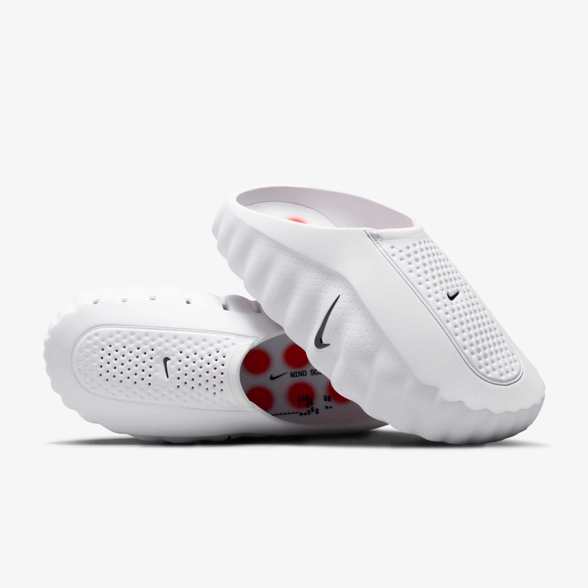 כפכפים נייק מיינד 001 בצבע לבן - NIKE MIND 001 Slide White Speed Red