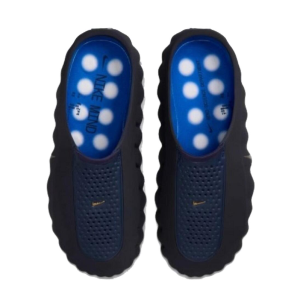 כפכפים נייק מיינד 001 בצבע כחול - NIKE MIND 001 Slide Blackened Blue